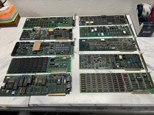 Lot Of 10 Vintage 8 Bit Isa Computer Boards See Pics