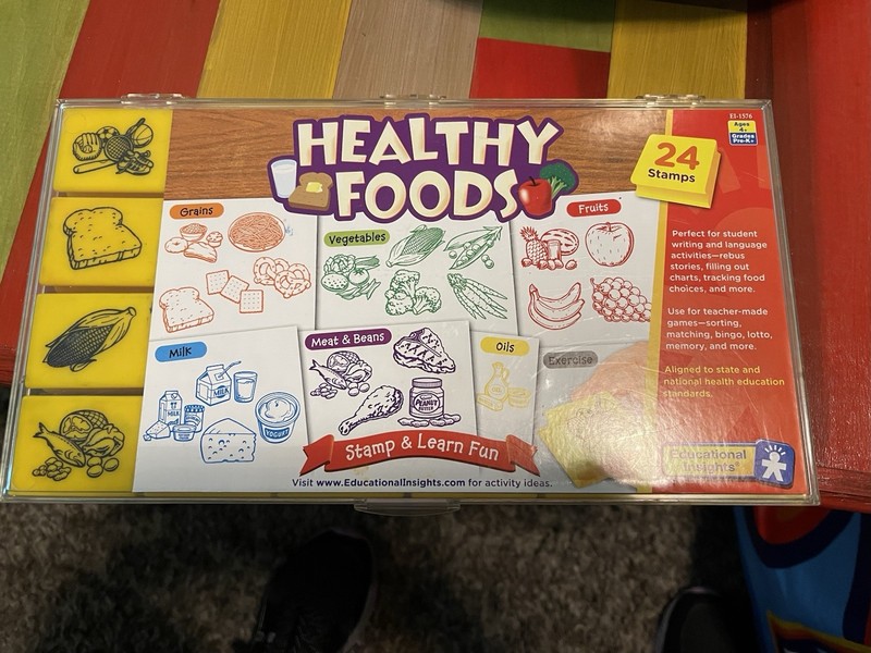 Healthy Foods 24 Stamps