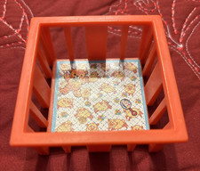 Vintage 1972 Fisher-Price toys dollhouse furniture playpen