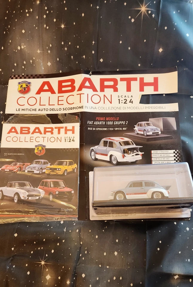 Fiat Abarth 1000 Scala 1:24 Modellino Da Esposizione Per Collezionisti - Immagine 2 di 4