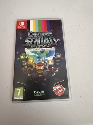 Chroma Squad- Nintendo Switch - Super Rare Games SRG #37 Authentic Complete Cib