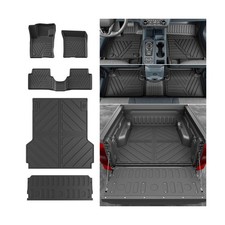 powoq Gas Floor Mat Compatible with 2022-2026 Maverick Truck Bed Mat Lin...