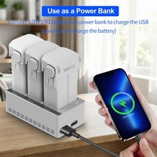 100W Drone Smart Battery Charger Three/Two Way USB Charging Hub for DJI Lito1/X1