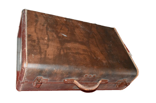 Vintage Samsonite Suitcase 1940s | Shwayder Bros Inc Denver Detroit | Brown Hard