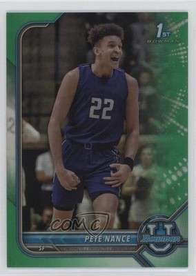 2021-22 Bowman U Aqua Refractor 86/250 Pete Nance #34 1t6s