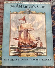 15th Defense Of The America’s Cup September 1934, Souvenir Program