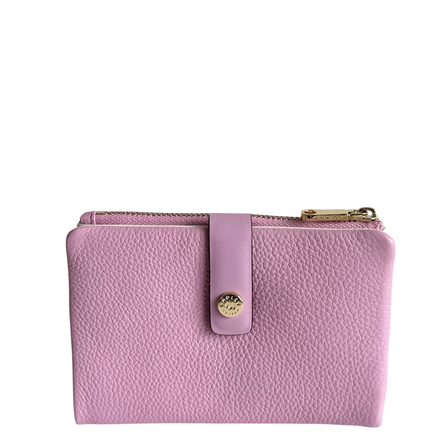 RADLEY Purse Pink Leather Medium Coin Card Wallet With Dust Bag - Larkswood 2.0