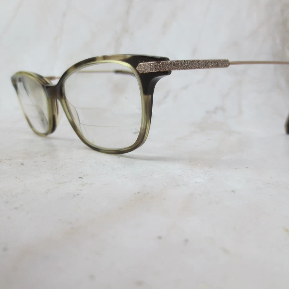 Jones New York Eyeglasses Frame Women's Brown Horn Full Rim Cat Eye 48-16-135 - Image 2 of 4