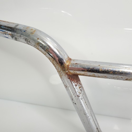 Rare Vintage 80s GT BMX Racing Handlebars No Knurling Chrome 26" USA - Picture 4 of 11