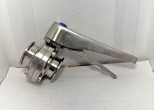 Tri-Clamp Sanitary Butterfly Valve with 7" Trigger Handle Stainless Steel