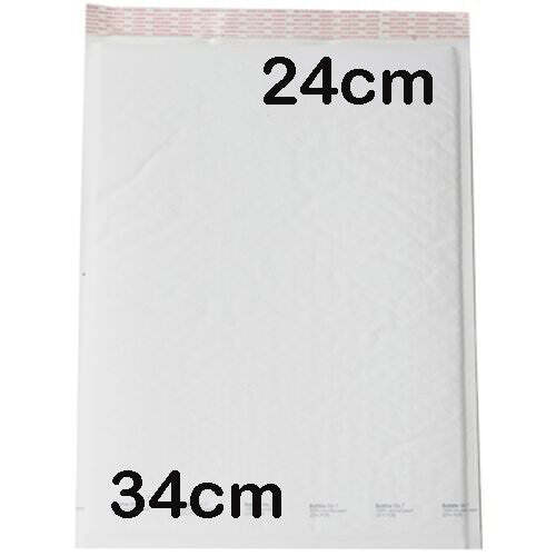 Padded Mailer Bag 34*24cm White Envelope (20Pce) - Picture 2 of 4