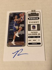 2022-23 Panini Contenders Basketball Patrick Baldwin Jr Rookie Ticket Auto