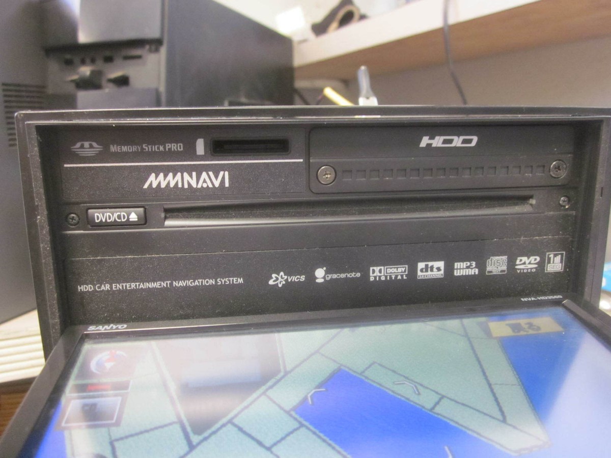 Sanyo JDM CD DVD AM FM TV HDD GPS Navigation Unit Radio NVA-HD3560