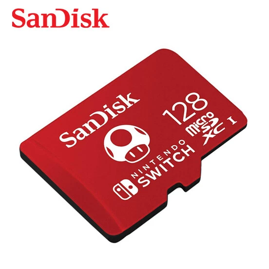 SanDisk 128GB microSDXC for Nintendo Switch UHS I U3 100MB s