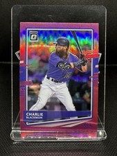 Charlie Blackmon Colorado Rockies #99 Panini 2020 Donruss Optic Pink Baseball NM