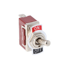 15 Amp Chrome Toggle Switch Single Pole