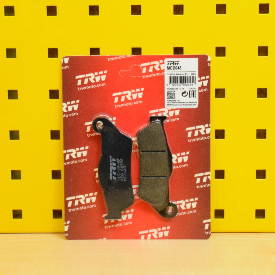 TRW Lucas Plaquettes De Frein avant Yamaha Yzf-R 125 08-13 MCB648 Sabots RE06 - Photo 1/1