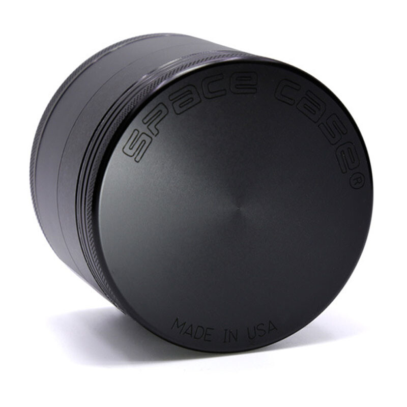 Black Space Case Herb Grinder 4 piece 63mm Spacecase High Quality