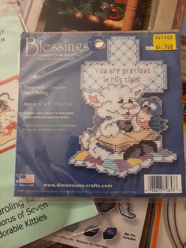 Lot Of 10 Vintage Counted Cross Stitch Kits And Patterns Xmas Animals Stoney Crk - Picture 9 of 11
