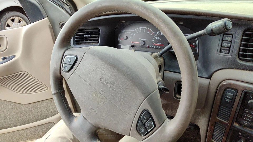 1999 2000 Ford Windstar Steering Wheel Oem Tan Xf2z3600cdd - Image 2 of 4