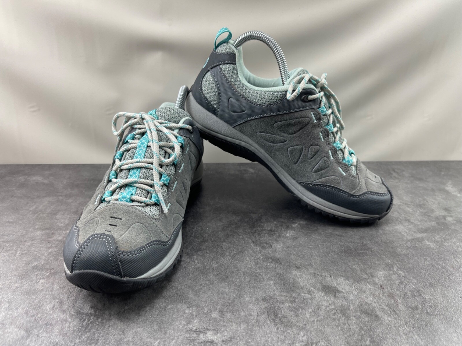 Merrell Sneakers Donna 8 M Castle Rock Lagoon Scarpe Grigio Scamosciato Escursionismo Trail