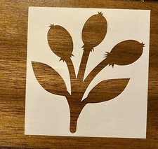 Fall Floral Reusable 10 MIL Laser Cut Mylar Stencil Painting Craft Supplies