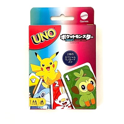 UNO Pokemon Special Rule Card with Snorlax & Geckoga Japan GNH17