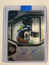 Dwayne Eskridge RC Rookie 2021 Elements Auto #144 RC #D /199