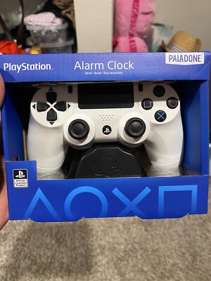 Playstation White Controller Digital Alarm Clock Licensed Paladone