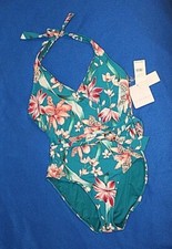 LaBlanca One Piece Halter size 12 with Tummy Control Retail 134