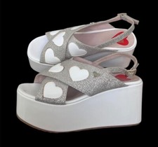 love moschino platform sandals size 37