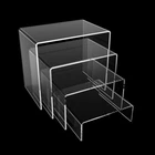 4pcs acrylic stand decorative tables goods carrier U-angle mounting angle set new (757)