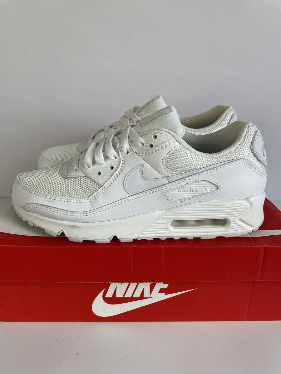 Nike Air Max 90 Twist Triple White Women's Size 6.5 Running Active