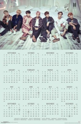 BTS カレンダー BTS - 2020 POSTER CALENDAR - 22x34 - MUSIC 18097 | eBay