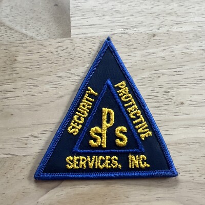 SPS Co. Secure Private Security patch NOS new blue yellow unknown state