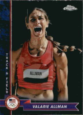 2024 Topps Chrome US Olympic/Paralympic Hopefuls #22 Valarie Allman Track/Field