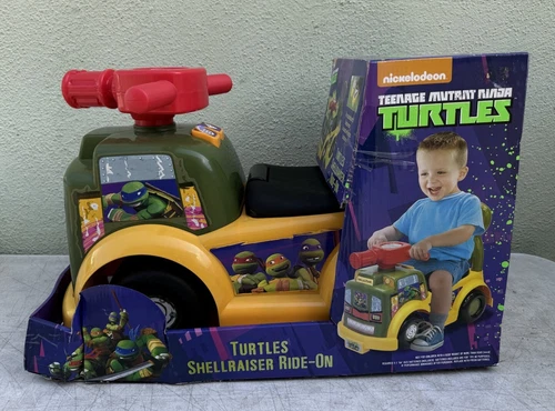 Nickelodeon Teenage Mutant Ninja Turtles Shellraiser Ride-On Kids Car JAKKS NEW