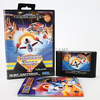 Sega Mega Drive OVP Thunder Force IV Sehr Gut ohne Anleitung