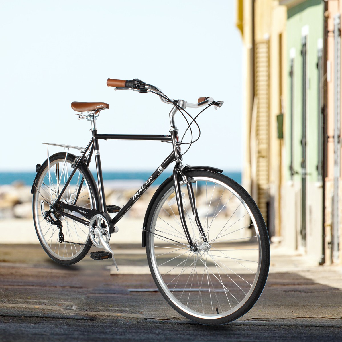 Tracer Osaka Cruiser City Hybrid Road Men's Bike Adult Bikes Tracer Osaka Cruiser City Hybrid Road Men's Bike Adult Bikes
