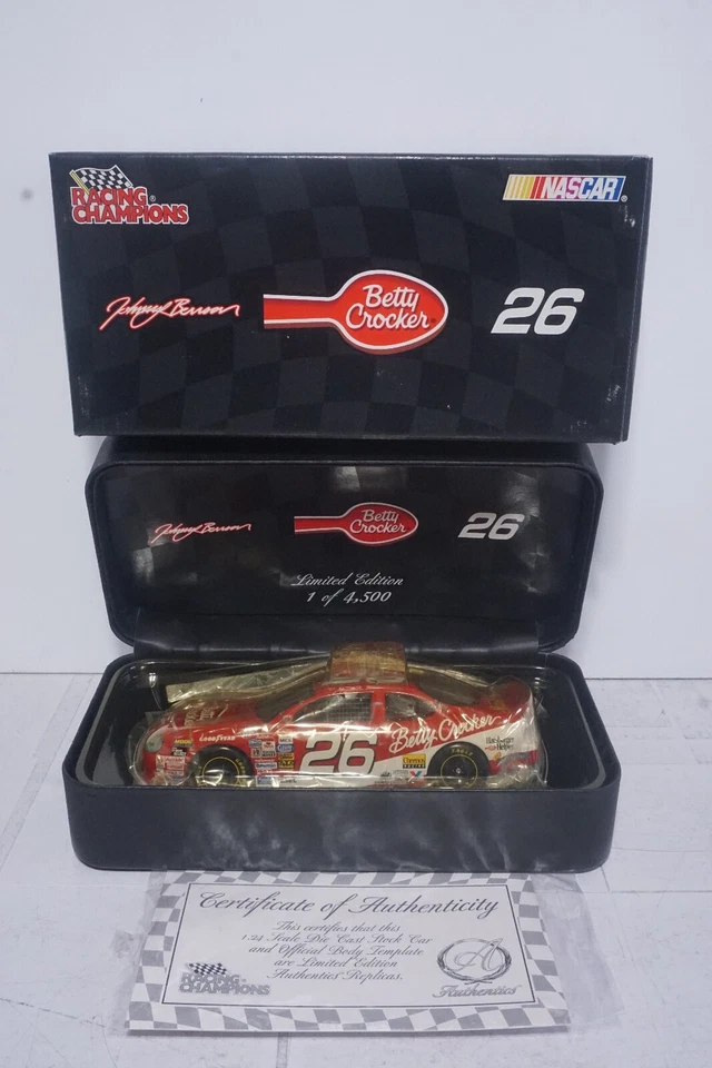 Racing Champions Authentics Johnny Benson 26, Betty Crocker 24/1 1998 1/4.500 Foto 2 de 4
