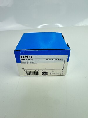 Busch-Jaeger LED Drehdimmer-Einsatz Busch-Dimmer 2247 U 6512-0-0057