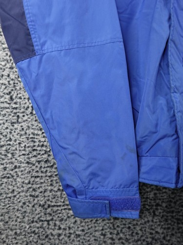 Columbia Mens Bugaboo Blue Black Full Zip Coat Windbreaker Jacket Size L - Picture 5 of 17