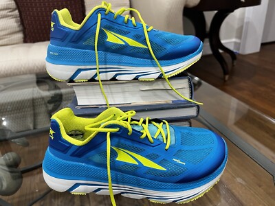 Altra Duo Blue Yellow Running Shoes AFW1838F-4 Women's Size