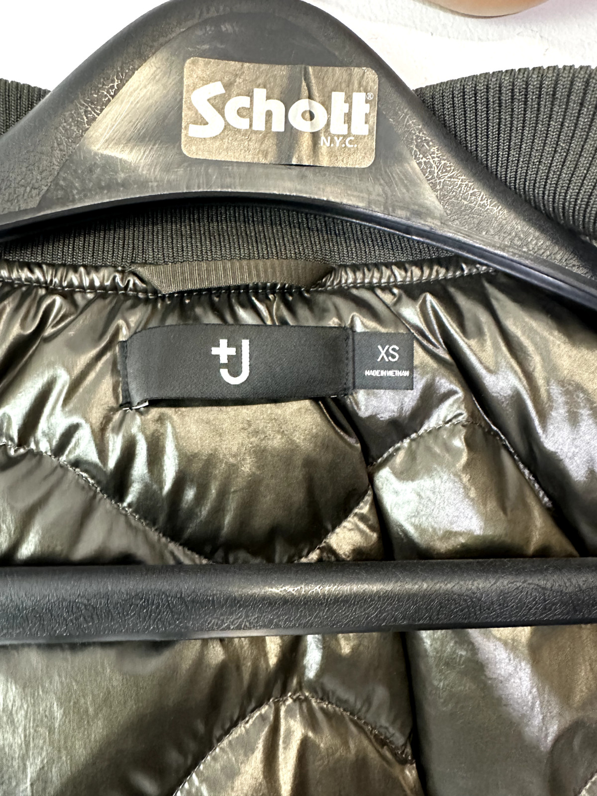 Uniqlo +J oversized hybrid down M-A1 bomber blouson grey Jacket XS image 6