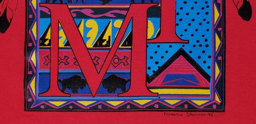 Vtg 1996 Florence Shannon MT Graphic Single Stitch T-Shirt Adult L 42-44 USA - Picture 9 of 12