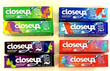 2 X closeup toothpaste Everfresh Red Hot Peppermint Eucalyptus Menthol Close Up
