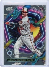 2023 Topps Chrome Cosmic Adley Rutschman Rookie Card RC #35 Orioles