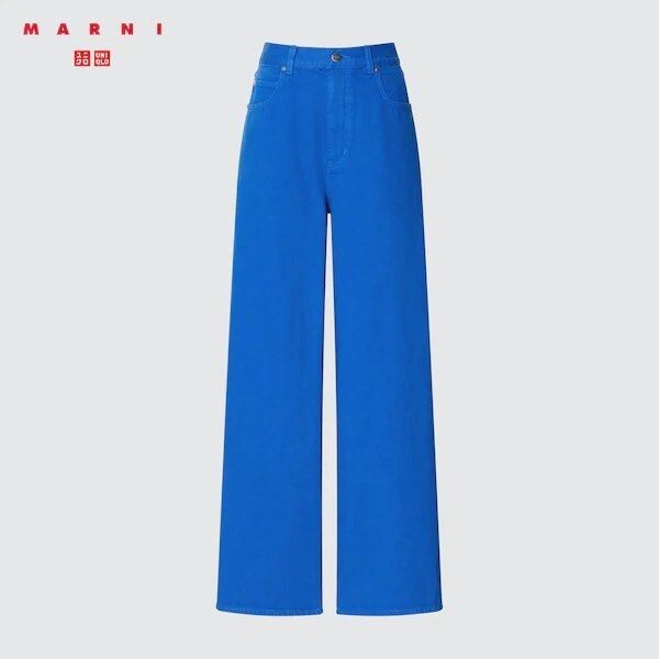 Marni x Uniqlo Blue Baggy Jeans Pants size 31 | eBay