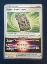 forest seal stone pokemon card value Earthen #154 Prices | Silver Tempest Holo Rare Card Type Earthen Seal Stone #91 Prices