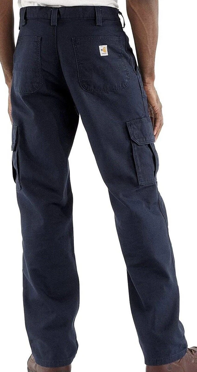 Carhartt FR FRB240-DNY Navy Fire Rated Cargo Pants Original fit (PICK YOUR  SIZE)